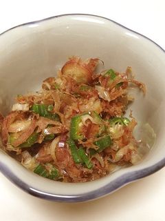 オクラとミョウガのおかか和え-レシピのメイン写真