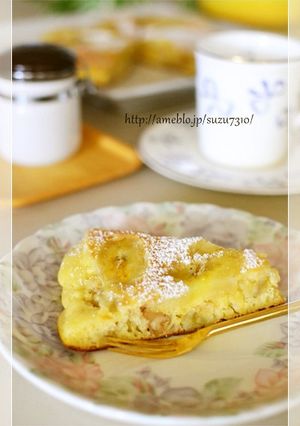 くるみとバナナのフライパンケーキ-レシピのメイン写真