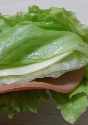 ハムチーズをレタスで☆-レシピのメイン写真
