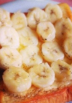 朝食に♡メープルバナナチーズトースト-レシピのメイン写真