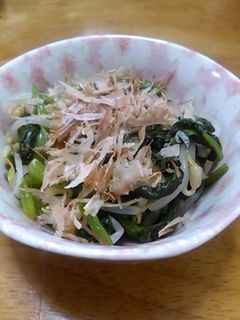もやしとほうれん草のお浸し-レシピのメイン写真