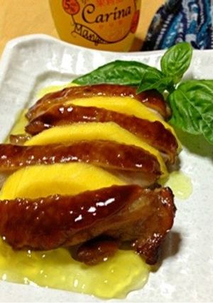 ひんやりジュレがけ☆マンゴー旨チキン-レシピのメイン写真
