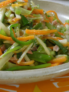 野菜の皮で青椒肉絲☆エコでも旨~い-レシピのメイン写真
