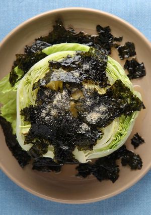 韓国のりon theレタス CanCam-レシピのメイン写真