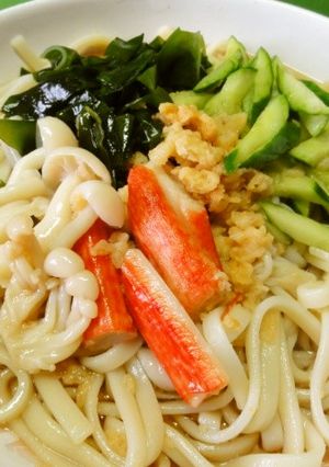 私流*冷やしたぬきうどん-レシピのメイン写真