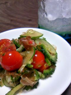 自家製夏野菜の韓国風サラダ!-レシピのメイン写真