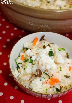 土鍋de五目鯛飯-レシピのメイン写真
