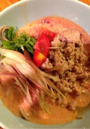 坦々トマト蕎麦-レシピのメイン写真