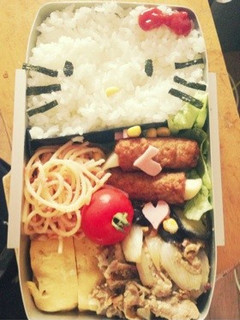 キティーちゃんキャラ弁-レシピのメイン写真