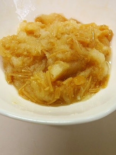 ★材料3つ★大根のおろしとなめ茸の酢の物-レシピのメイン写真