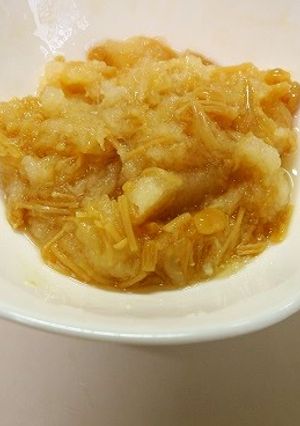 ★材料３つ★大根のおろしとなめ茸の酢の物-レシピのメイン写真