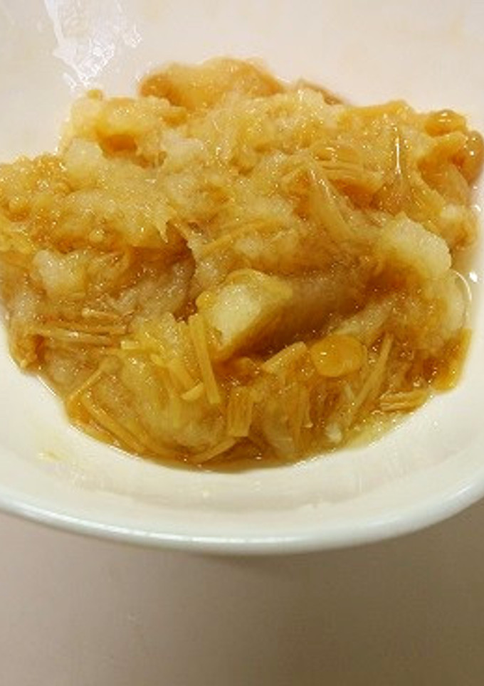 ★材料３つ★大根のおろしとなめ茸の酢の物-レシピのメイン写真