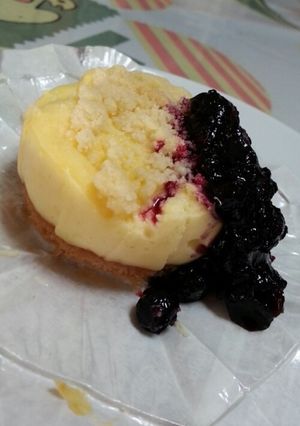 マフィン型で作るニューヨークチーズケーキ-レシピのメイン写真