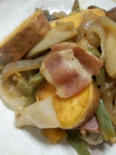 さつまいもの醤油炒め-レシピのメイン写真