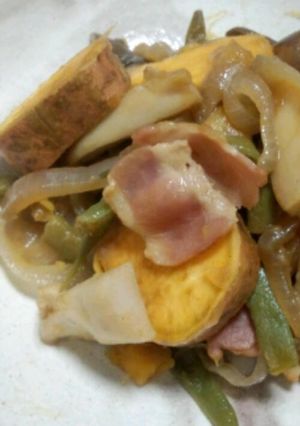 さつまいもの醤油炒め-レシピのメイン写真