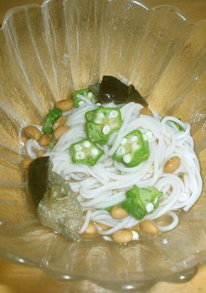 ねばねばそーめん-レシピのメイン写真