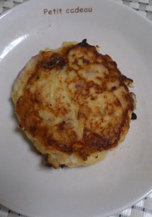 ポテトサラダのリメイクハンバーグ-レシピのメイン写真