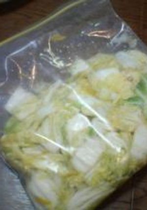 簡単白菜漬け-レシピのメイン写真