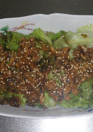 超簡単★さんまの蒲焼缶詰サラダ-レシピのメイン写真