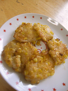 【おやつ】トウモロコシととろろのお焼き風-レシピのメイン写真