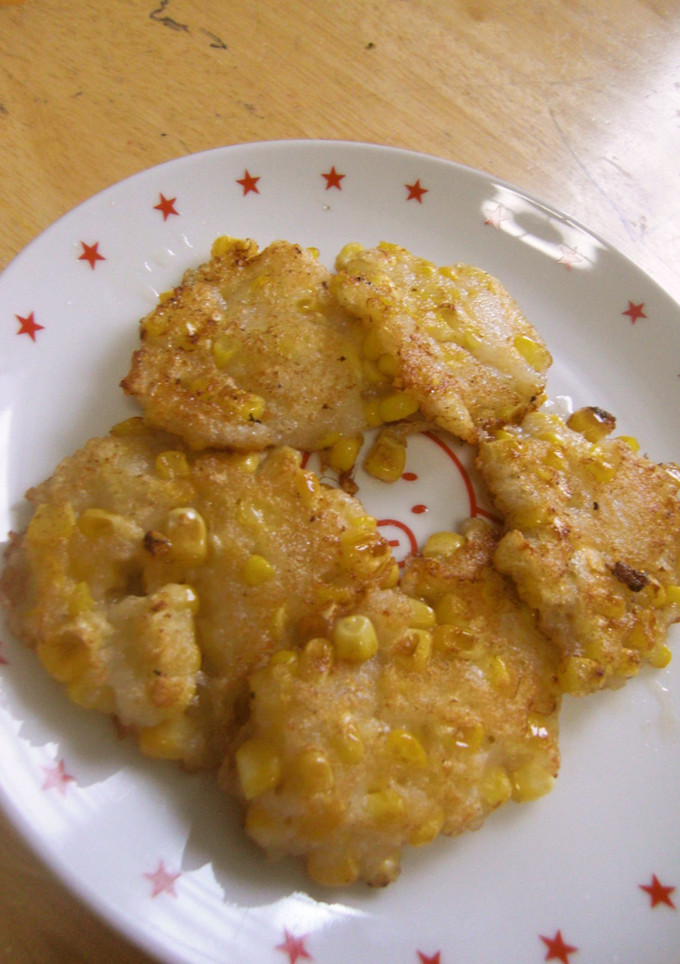 【おやつ】トウモロコシととろろのお焼き風-レシピのメイン写真