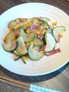 夏野菜☆ズッキーニのバターソテー☆-レシピのメイン写真