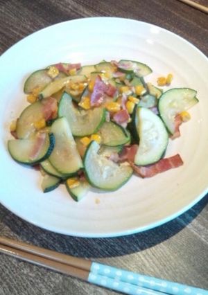 夏野菜☆ズッキーニのバターソテー☆-レシピのメイン写真