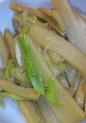 おばぁのネギメンマ-レシピのメイン写真