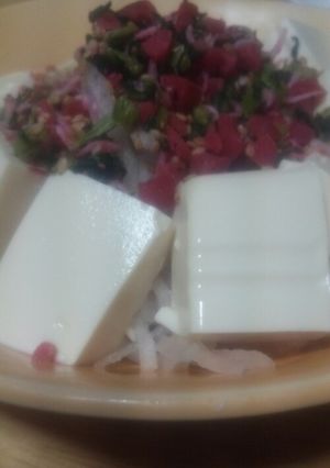 大根と梅ちりめんの豆腐サラダ-レシピのメイン写真