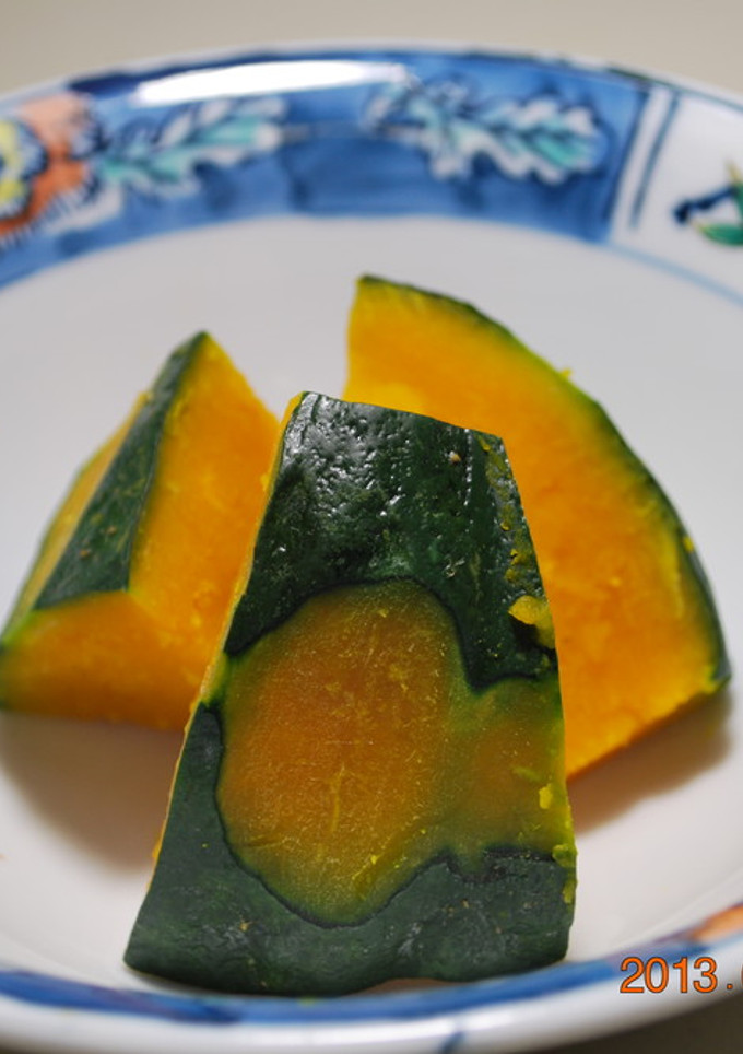 超簡単♪　レンジで２分南瓜煮-レシピのメイン写真