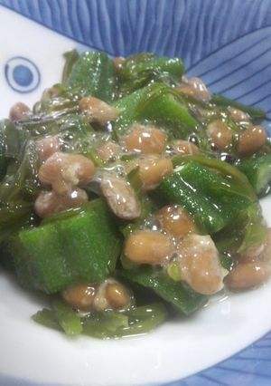 ☆納豆＆めかぶ＆おくら☆さっぱり美味い♪-レシピのメイン写真