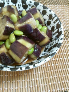 なすと枝豆のポン酢あえ-レシピのメイン写真