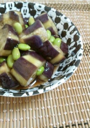 なすと枝豆のポン酢あえ-レシピのメイン写真