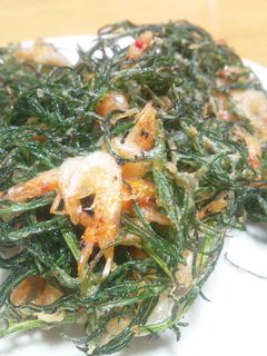 おかひじきと桜エビのサクッとかき揚げ-レシピのメイン写真