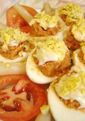 オードブルエッグ(Huevos Rellenos)-レシピのメイン写真