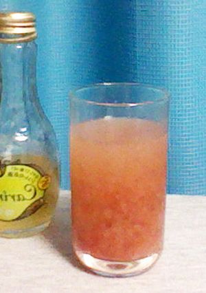 Carina梅酒の梅干しソーダ割り-レシピのメイン写真