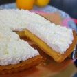 甘いホイップと口溶け爽やかレモンのタルト