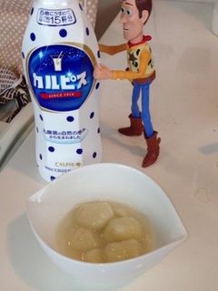 七夕にもピッタリ☆カルピス白玉-レシピのメイン写真