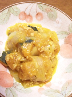 かぼちゃのそぼろ煮-レシピのメイン写真