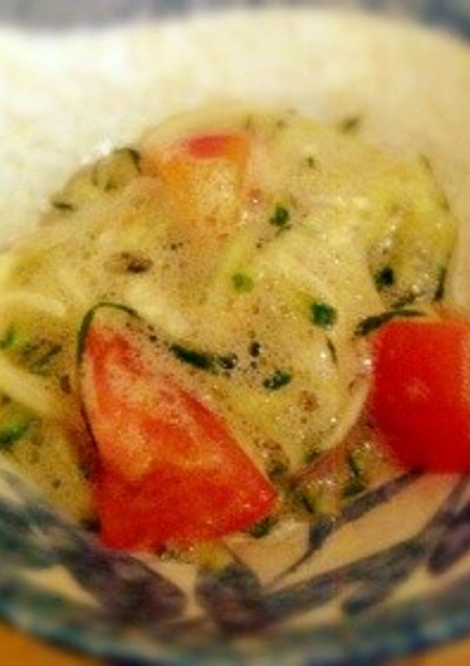 簡単3分☆きゅうりと長芋のふわっと和え-レシピのメイン写真