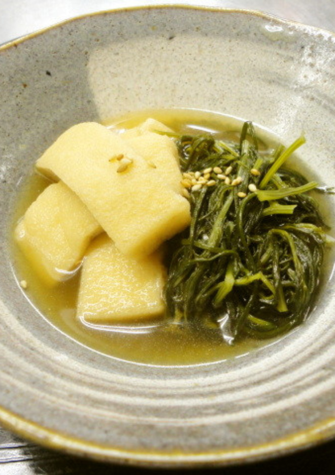 オカヒジキと油揚げのサッと煮-レシピのメイン写真