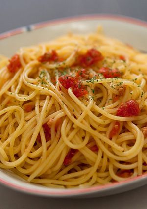 安いトマト缶を使ったトマトのパスタ-レシピのメイン写真