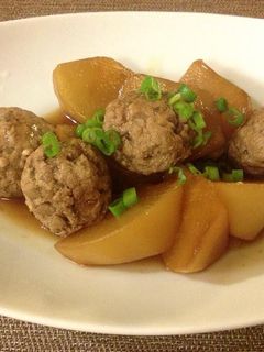 大根と肉団子のオイスターソース煮込み-レシピのメイン写真