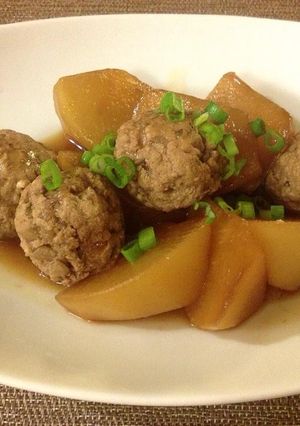 大根と肉団子のオイスターソース煮込み-レシピのメイン写真