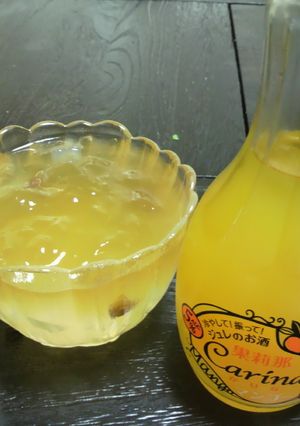 低カロスイーツ♪宝酒造果莉那で寒天ジュレ-レシピのメイン写真