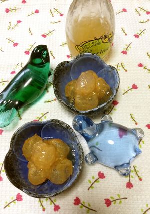 梅酒ジュレでお洒落なわらび餅-レシピのメイン写真
