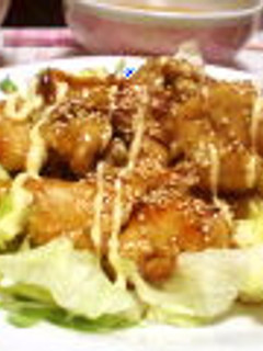 たっぷり野菜と一緒に☆鶏てり焼き丼-レシピのメイン写真