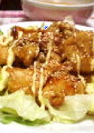 たっぷり野菜と一緒に☆鶏てり焼き丼-レシピのメイン写真