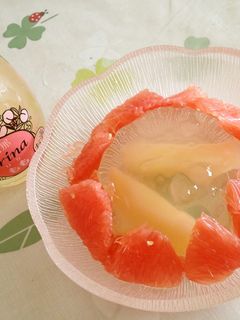 果莉那deピンクのデザート-レシピのメイン写真