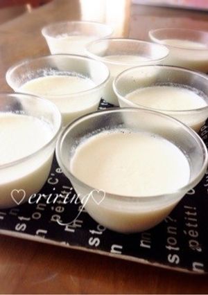超簡単！棒寒天と牛乳でミルクプリン♡-レシピのメイン写真